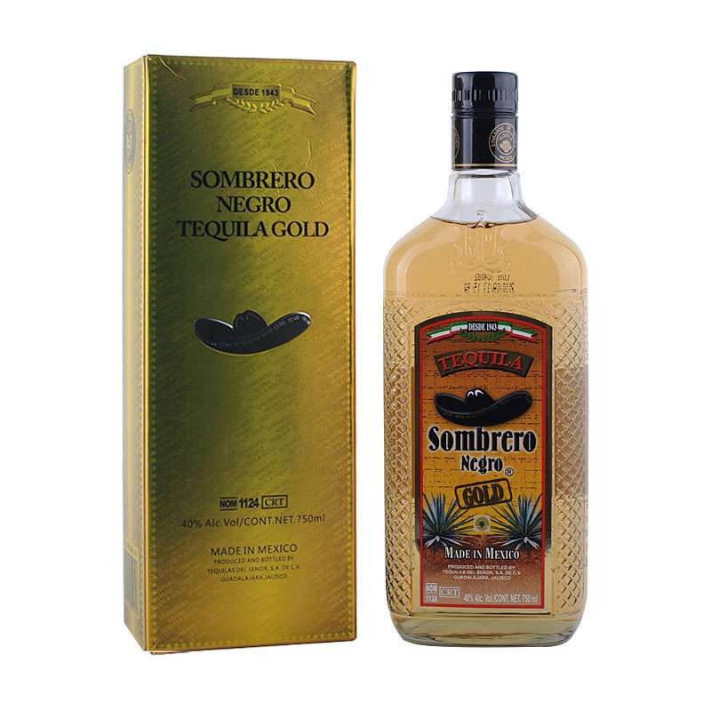 墨西哥黑帽龙舌兰酒40度750ml