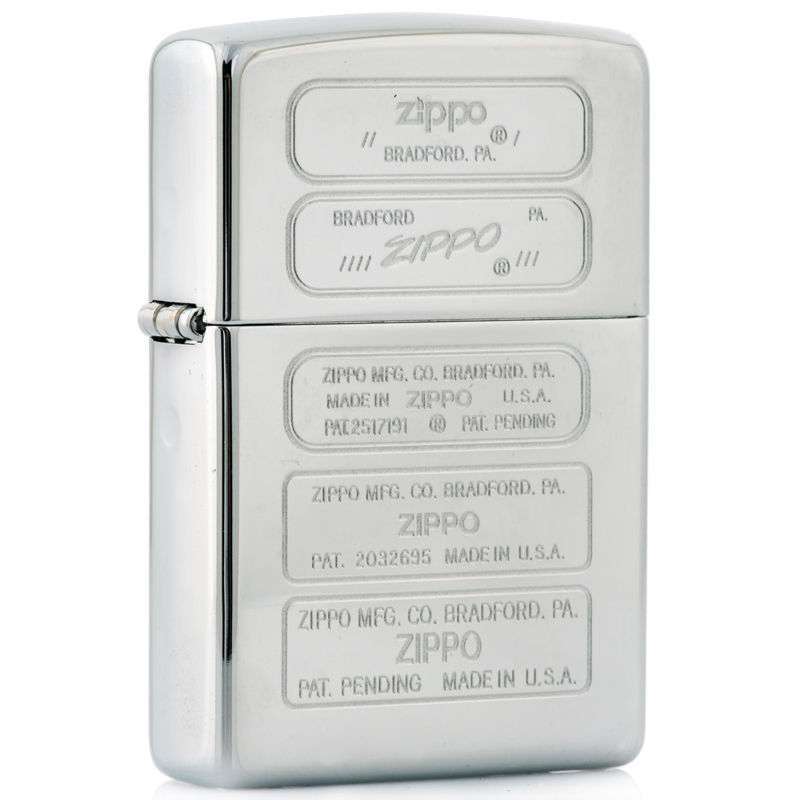 ZIPPO打火机28381 镜面五代底部标志 2012年秋季新款
