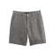 VANCL凡客诚品 经典棉麻休闲短裤 黑灰色 M