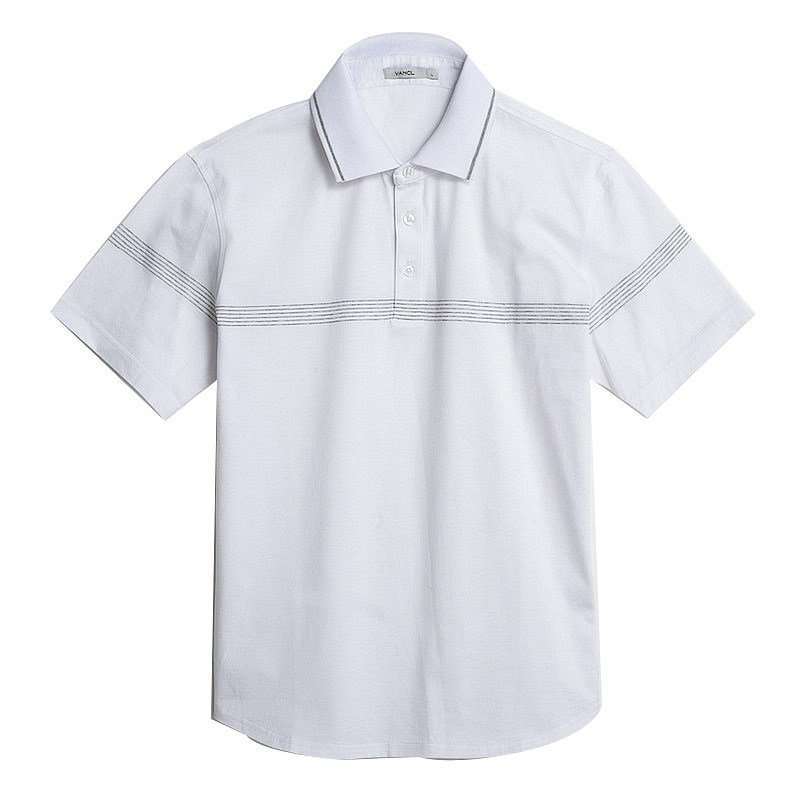VANCL凡客诚品 丝光平纹短袖POLO衫 白色 M