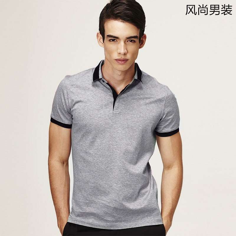 VANCL凡客诚品 英式先锋硬朗丝光POLO衫 中灰色 S
