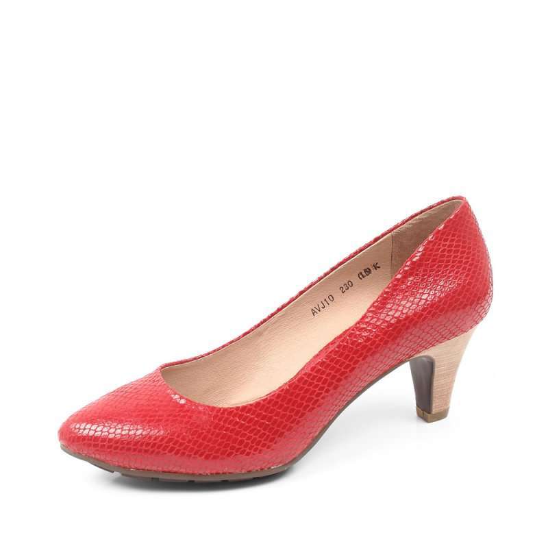 Bata 拔佳2012春红色猪皮女鞋AVJ10D 35
