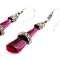诺曼诺兰S925银镶红刚玉马克塞石耳坠爱相随