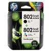 惠普（HP) CR312AA802s黑色802s彩色墨盒套装 适用HP1050/2050/1010/1000/2000)