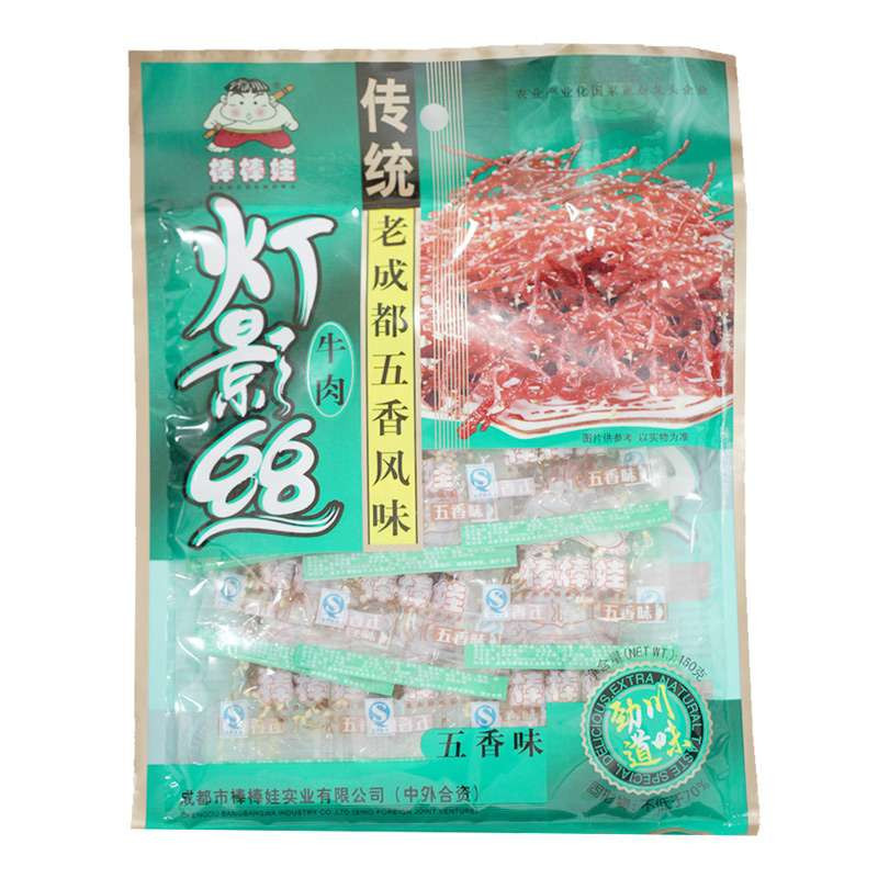 棒棒娃灯影牛肉丝(五香味)150g