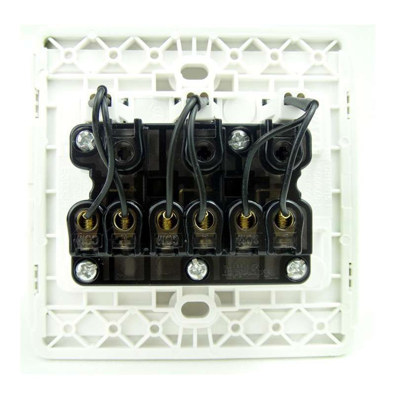 视贝三联单控开关接线图