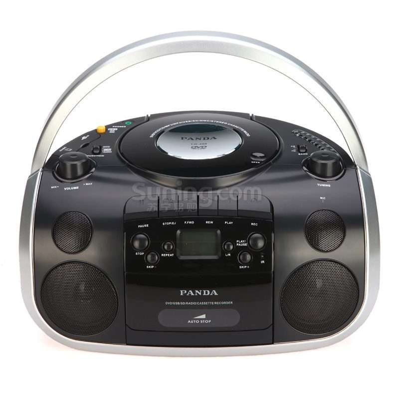 熊猫(PANDA) CD-400 手提式DVD播放机CD机u盘磁带录音机usb收录机教学机两波段收音机