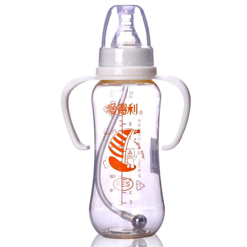 爱得利带柄自动PES奶瓶300MLA53