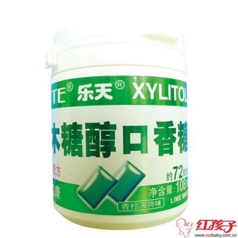 乐天木糖醇青柠薄荷(瓶装)