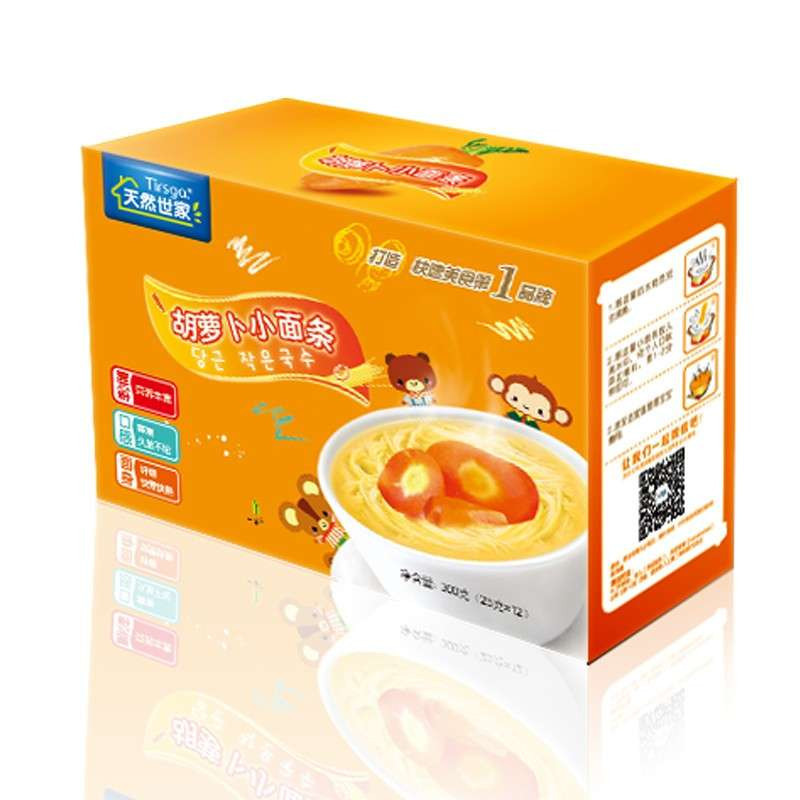 天然世家胡萝卜小面条+核桃油250g