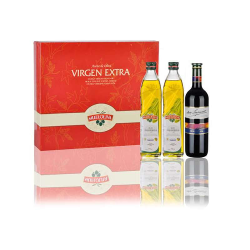 品利精品礼盒（橄榄油+红酒）750ml*3