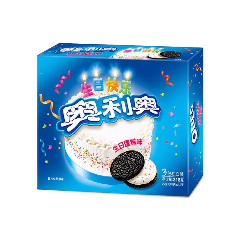 奥利奥生日蛋糕味夹心饼干318克