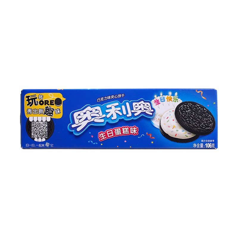 奥利奥生日蛋糕味夹心饼干106克