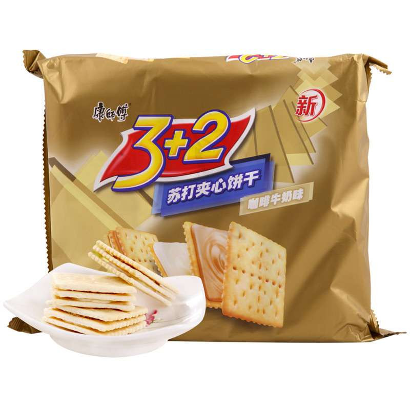 康师傅3+2苏打咖啡牛奶375g