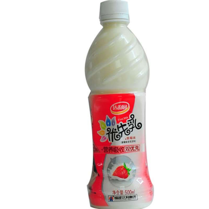 达利园草莓双优先乳500ml