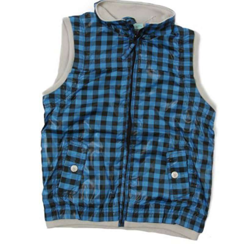 凡兜童装2011秋冬新款男款平织背心171136152宝蓝/100