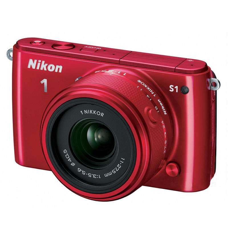 尼康(Nikon) 可换镜数码相机 S1 11-27.5mm 红色