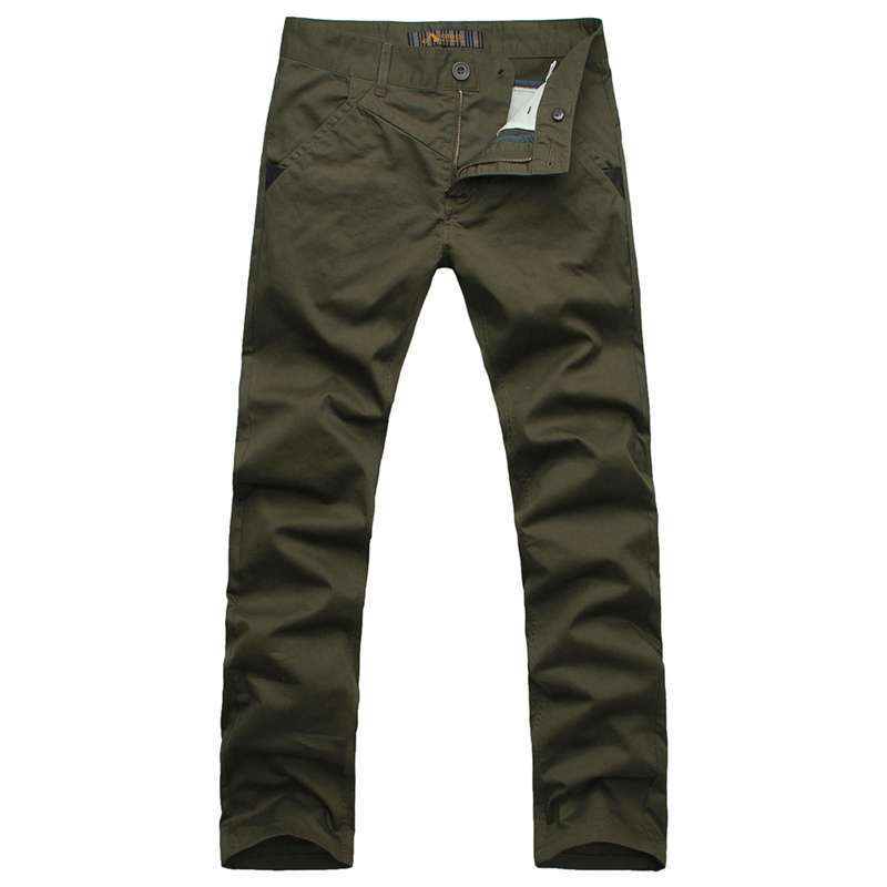 ATOPI欧榜时尚个性潮男全棉休闲裤63022(军绿/29)