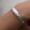 唯一（Winy）999千足银手镯 星光璀璨 磨砂车花工艺 26（±1）g 送权威证书042SZ5