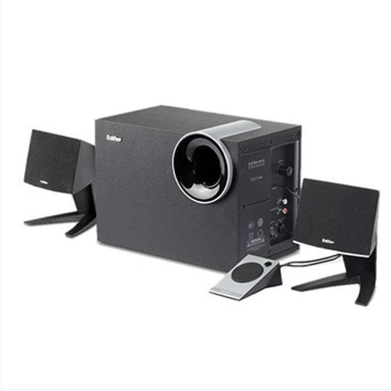 漫步者(EDIFIER)R201T北美版 电脑音箱 2.1多媒体台式笔记本低音炮音响