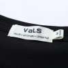 VaLS 男装时尚清新纸飞机印花圆领短袖T恤010300021(黑色/M)