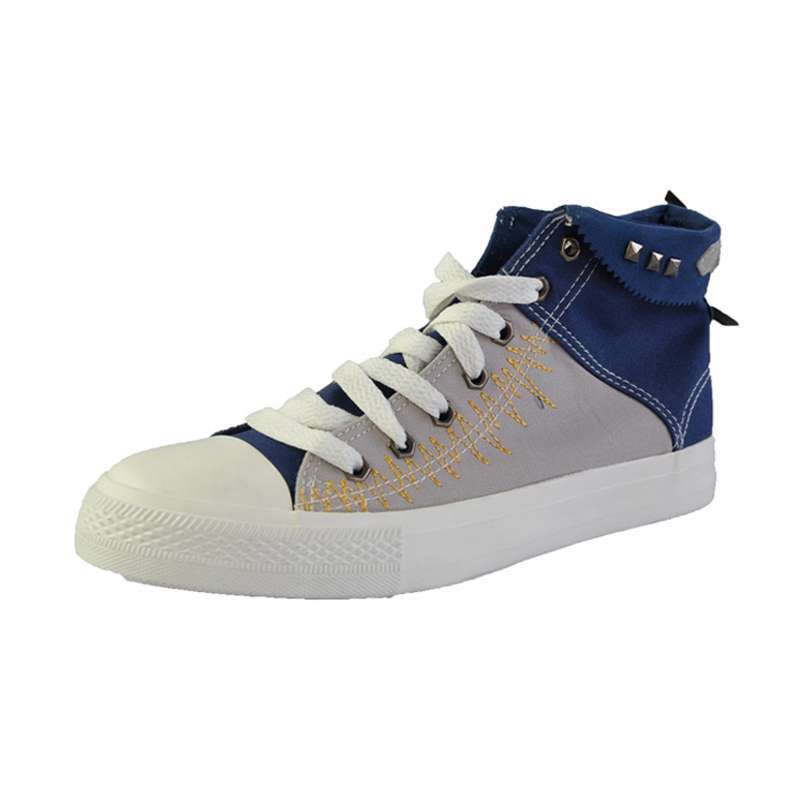 Warrior回力男时尚帆布鞋WXY-386蓝色41