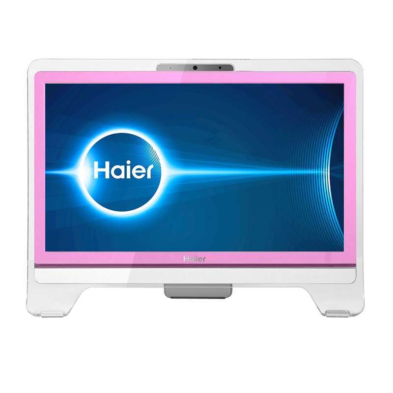 海尔(Haier) 乐趣Q52-C528 20英寸 电脑一体机(G2020 4G 500G 1G 独显 DOS 粉色)
