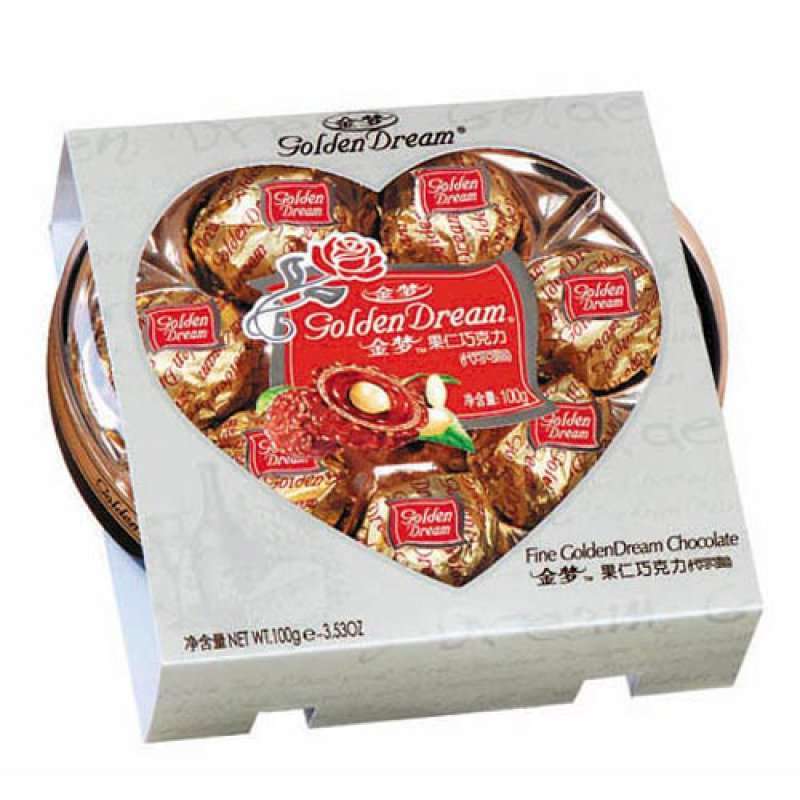 金梦果仁巧克力100g