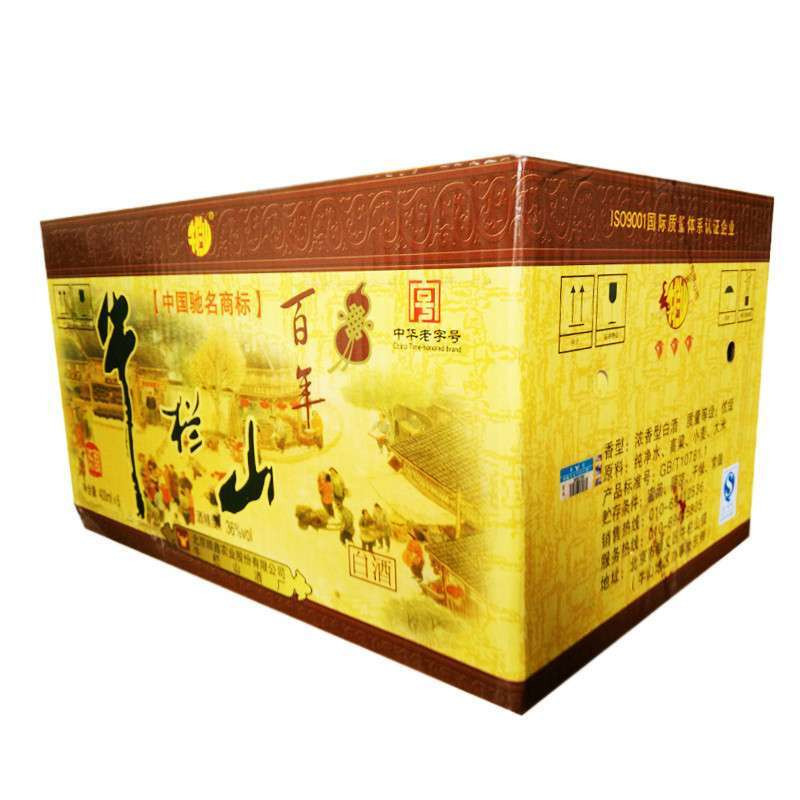 牛栏山 百年陈酿 36度 400ml*6瓶 浓香型白酒 整箱装（三牛）