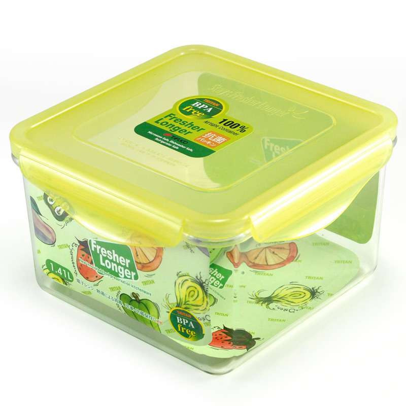 泰福高TAFUCO塑料保鲜盒密封储物盒T-7105 1.41L