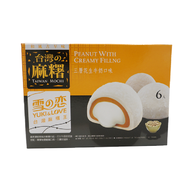 雪之恋麻糬花生牛奶口味210g