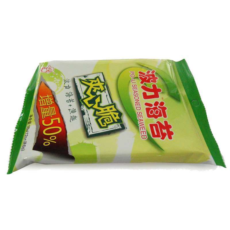 波力海苔夹心脆12克高清实拍图