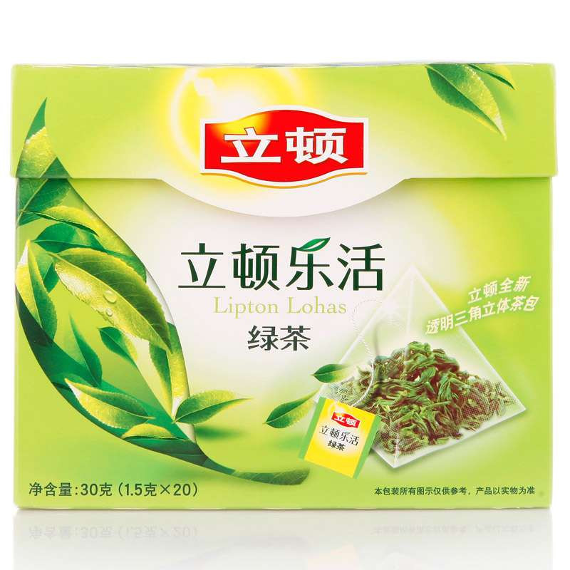 立顿乐活绿茶20包30g
