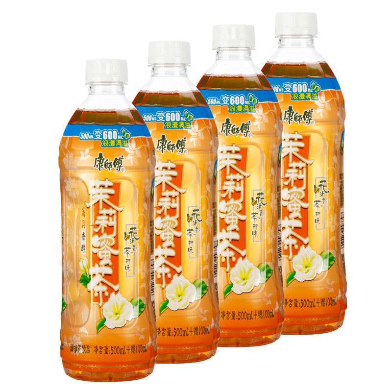 康师傅茉莉蜜茶550ml四联瓶（箱装）