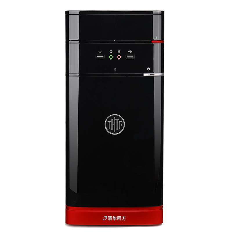 清华同方真爱Y900-B301台式主机（Corei7-3770 4G 1T+64G（SSD） GT620 2G DVDRW win8 黑色）