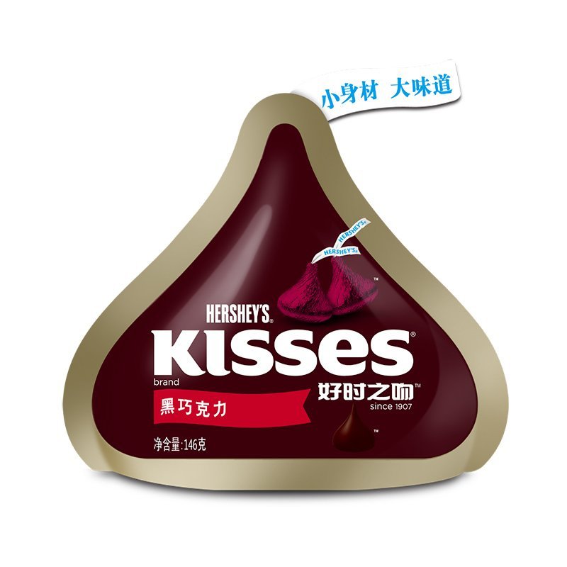 好时KISSES黑巧克力146g