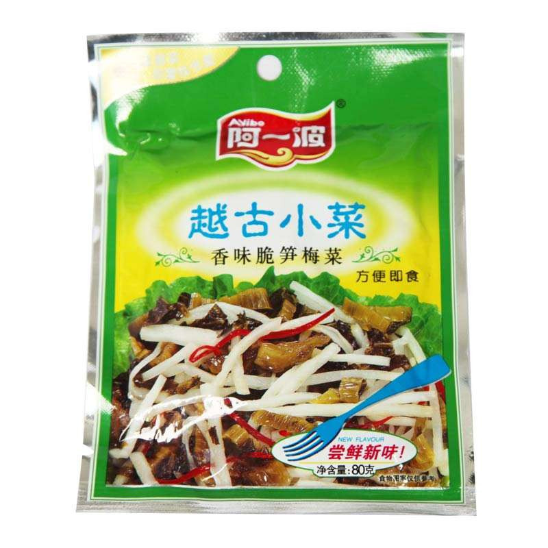 阿一波香味梅菜笋丝80g