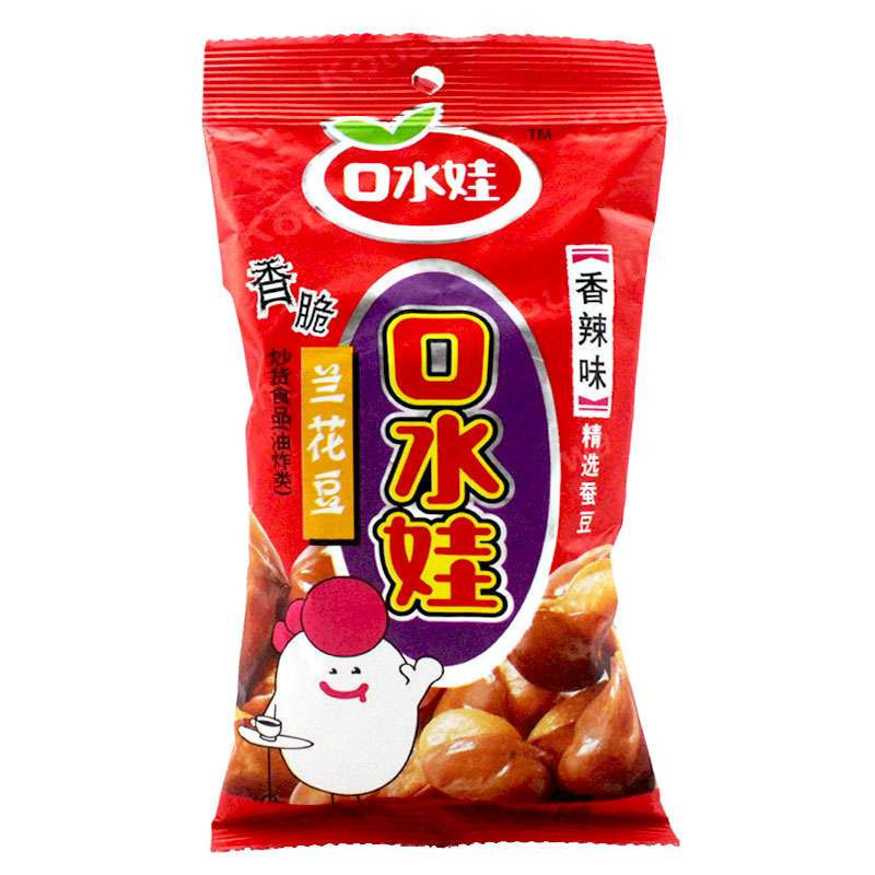 口水娃兰花豆香辣味75g