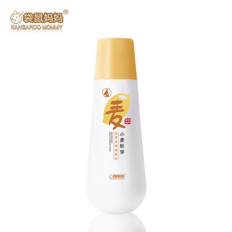 袋鼠妈妈 kangaroomommy 孕妇可用小麦爽肤水保湿补水孕期专用柔肤水孕妇护肤品正品