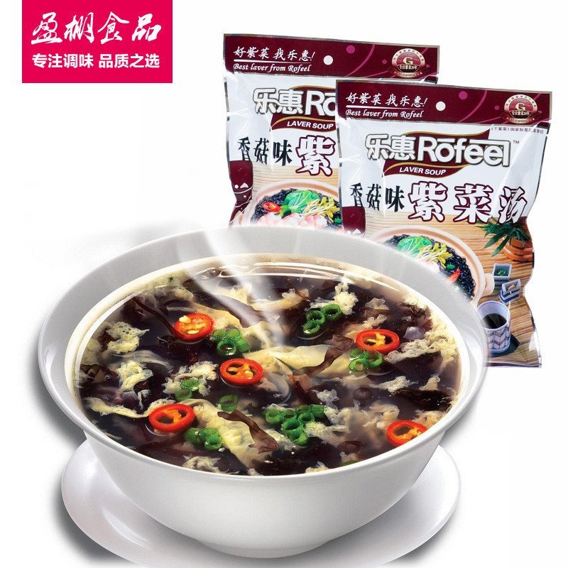 乐惠香菇味紫菜汤72g