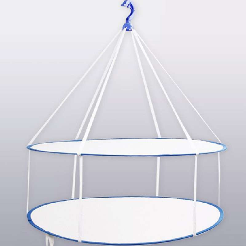 日光生活 双层晾衣网架2个装 晒衣网架q591-2