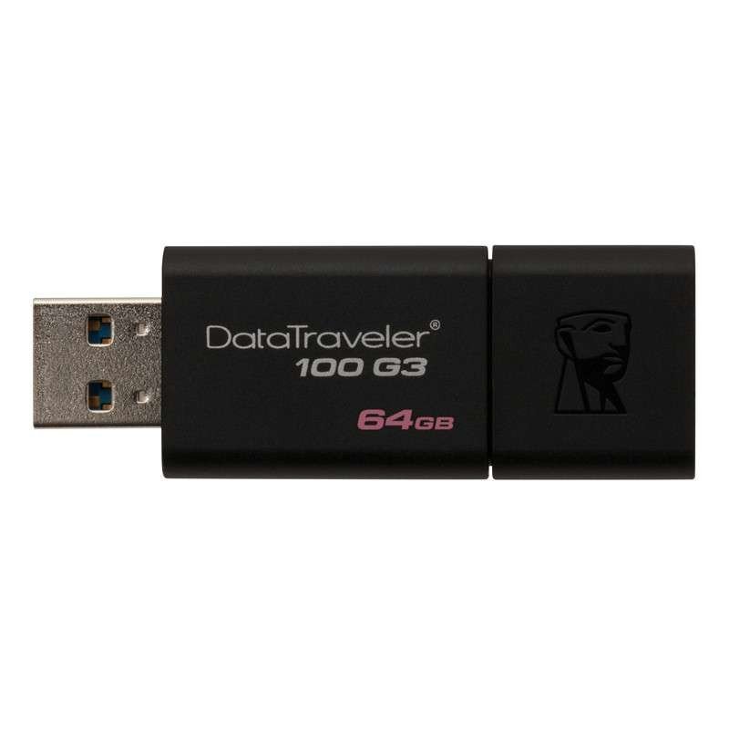 金士顿Kingston DT100G3 64GB优盘USB3.0 可个性化定制logo/礼品优盘大容量电脑U盘