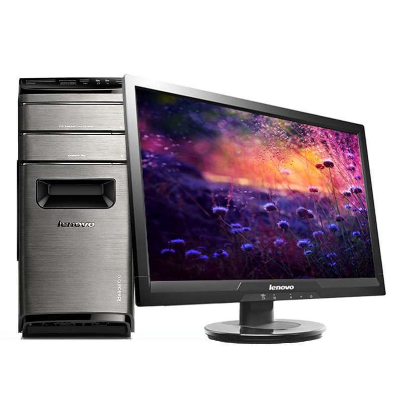 联想(lenovo)台式电脑 锋行k450 23英寸显示器 黑色