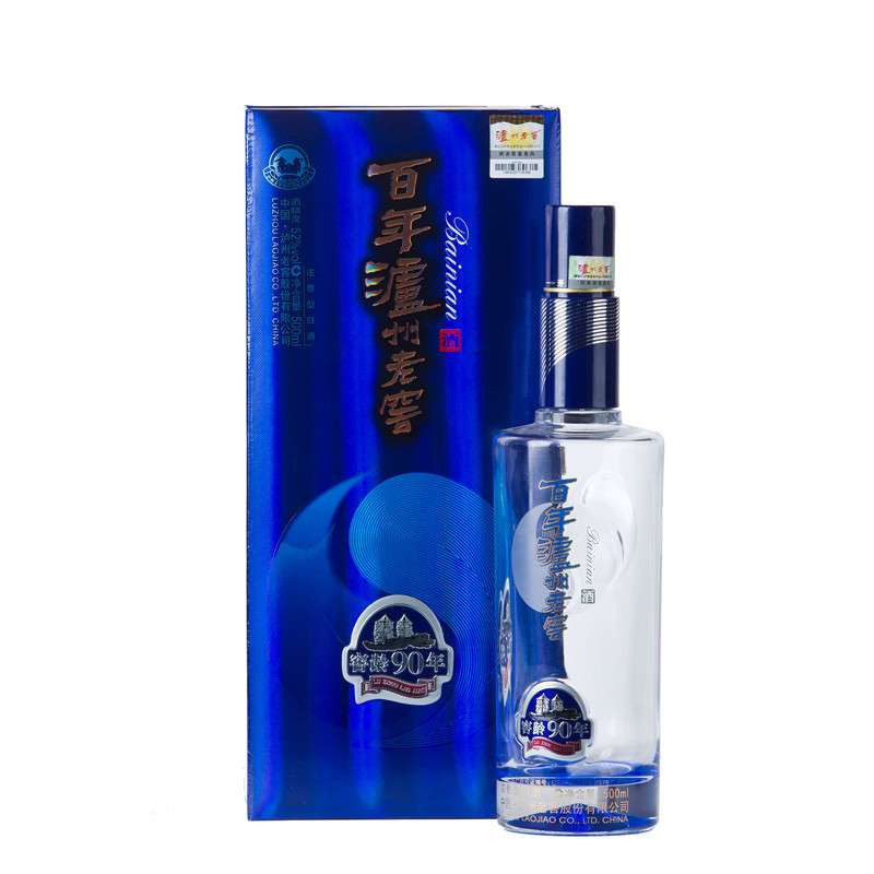 泸州老窖 窖龄90年 52度 500ml 浓香型白酒 （新老包装随机发货）