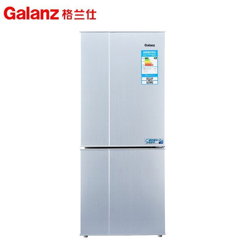 格兰仕(Galanz) BCD-131A 131升 双门冰箱 (拉丝银)