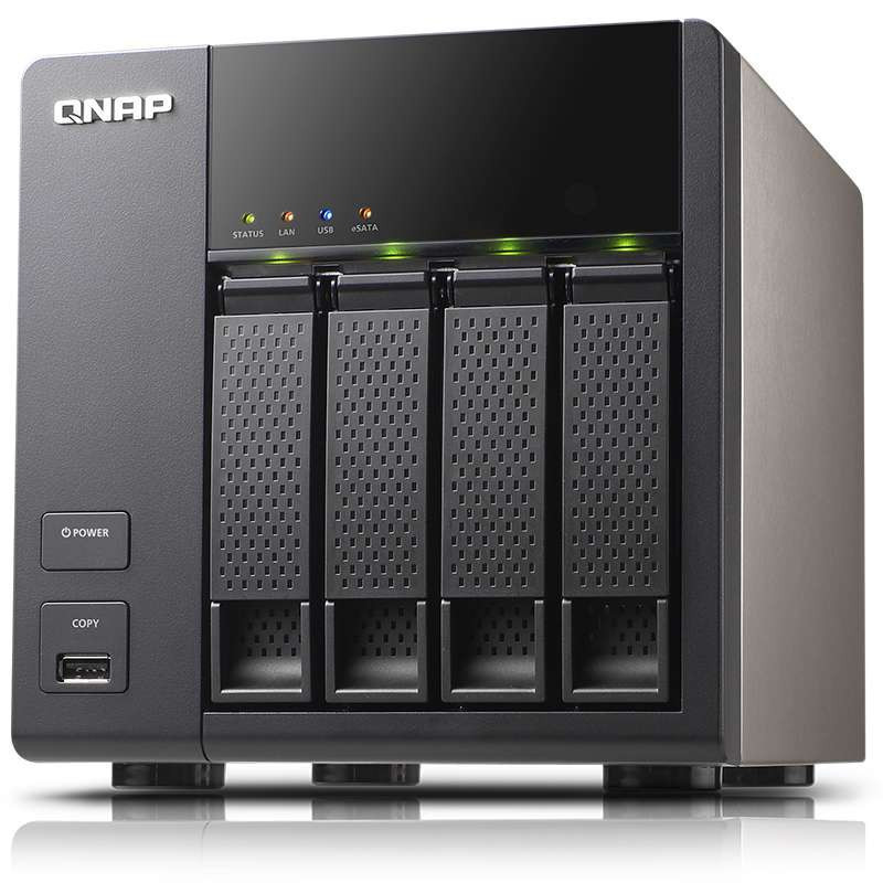 威联通（QNAP）四盘位网络存储 TS-420 NAS