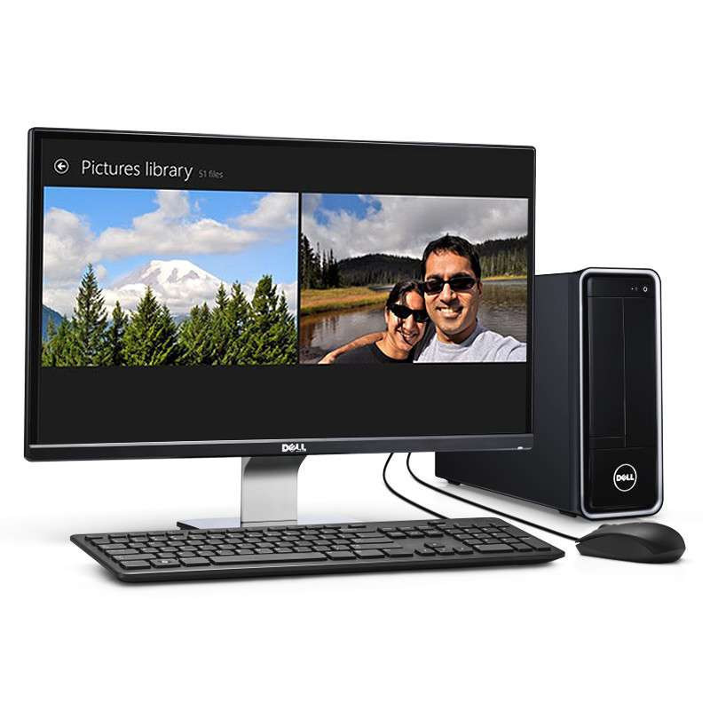 戴尔(DELL) 3647-R1636B 23英寸 台式电脑(G3220 4G 500G 1G 独显 Linux 黑色)