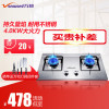万和（Vanward）燃气灶 B8-B20X20Y 煤气灶具 嵌入式煤气灶