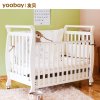 友贝yoobay 卡都白色抽屉版婴儿床送原装床垫
