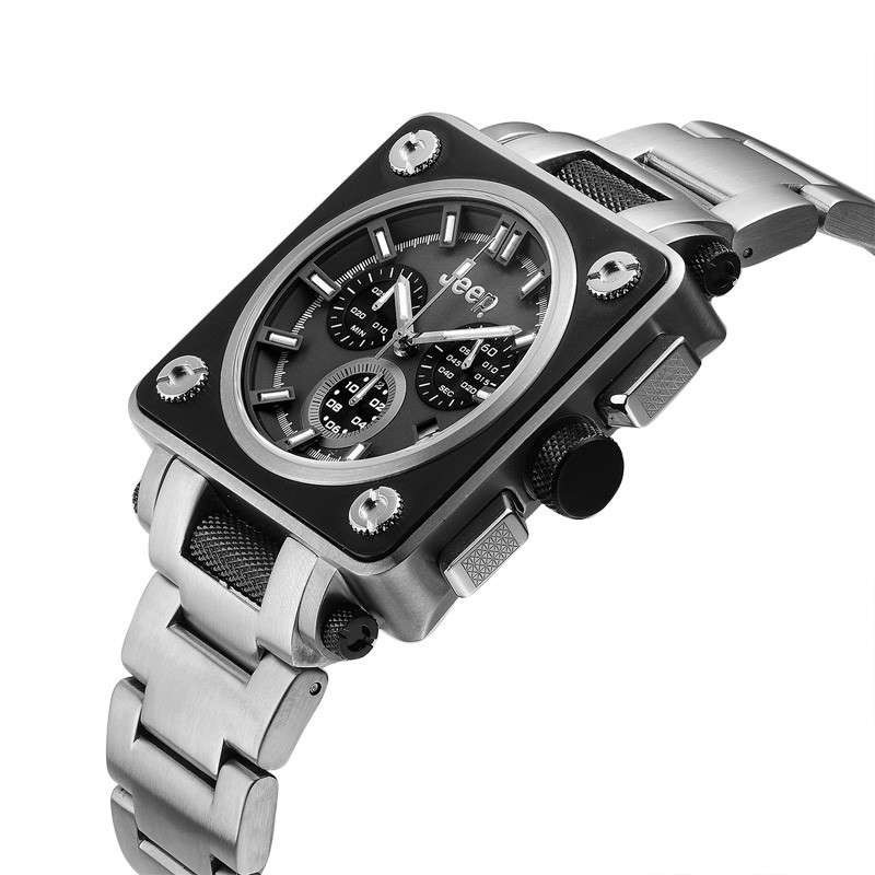 【吉普(jeep)手表】吉普jeep大切诺基系列黑色石英男表jp10202【价格